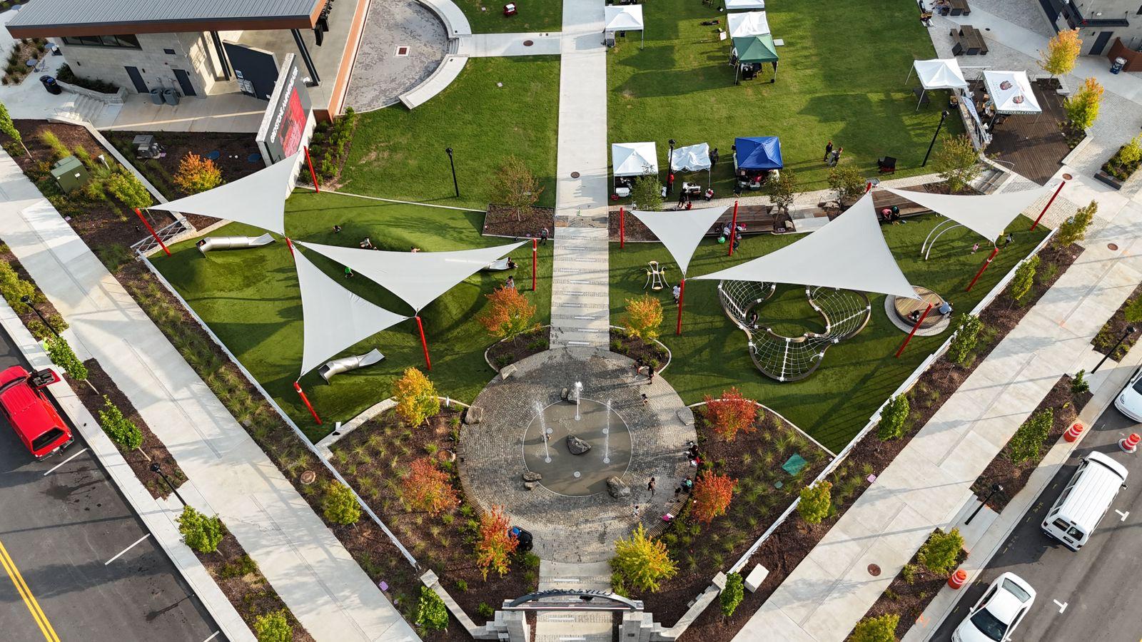 Playgrounds installation